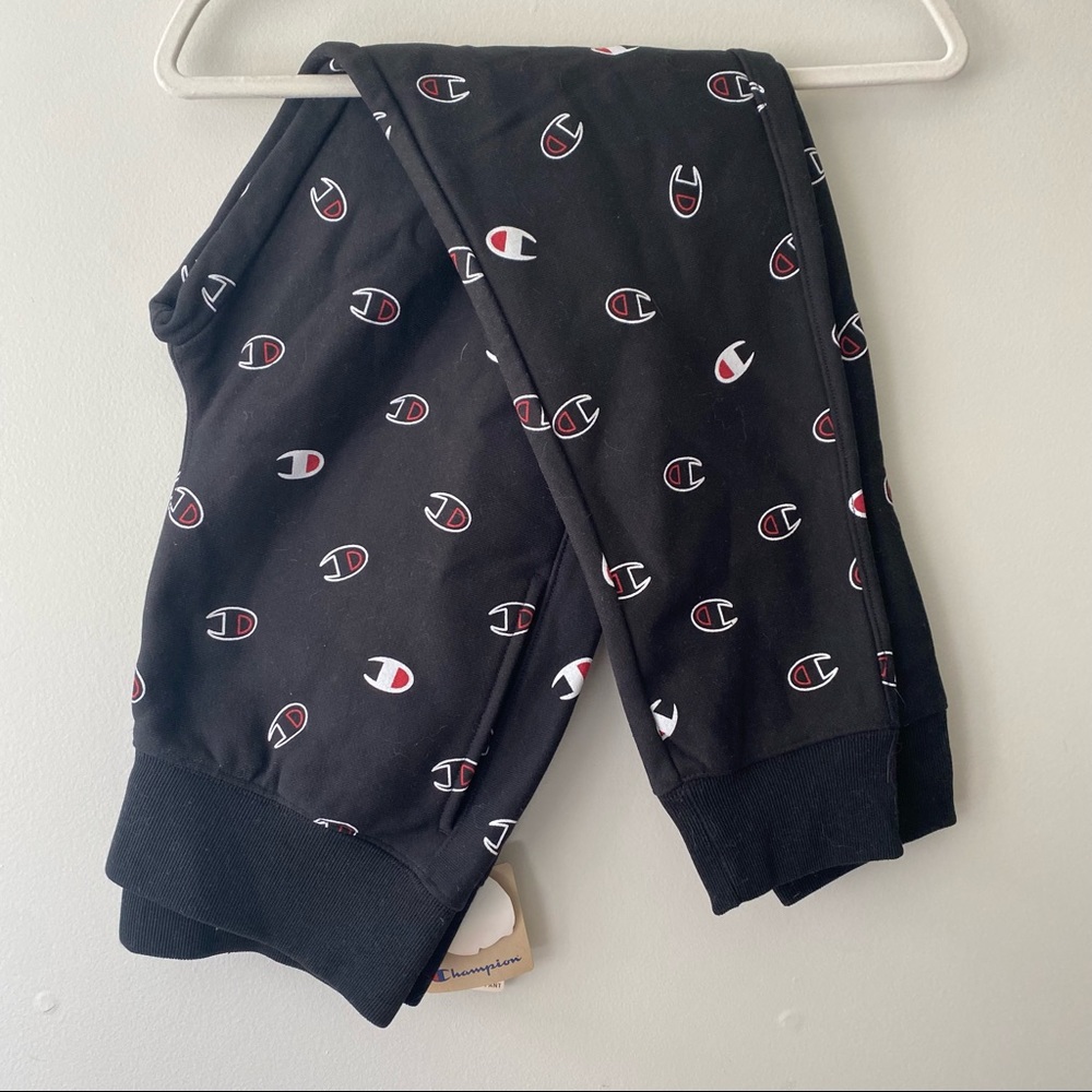 All Over Logo Reverse Weave Sweatpants - Picture 4 of 5